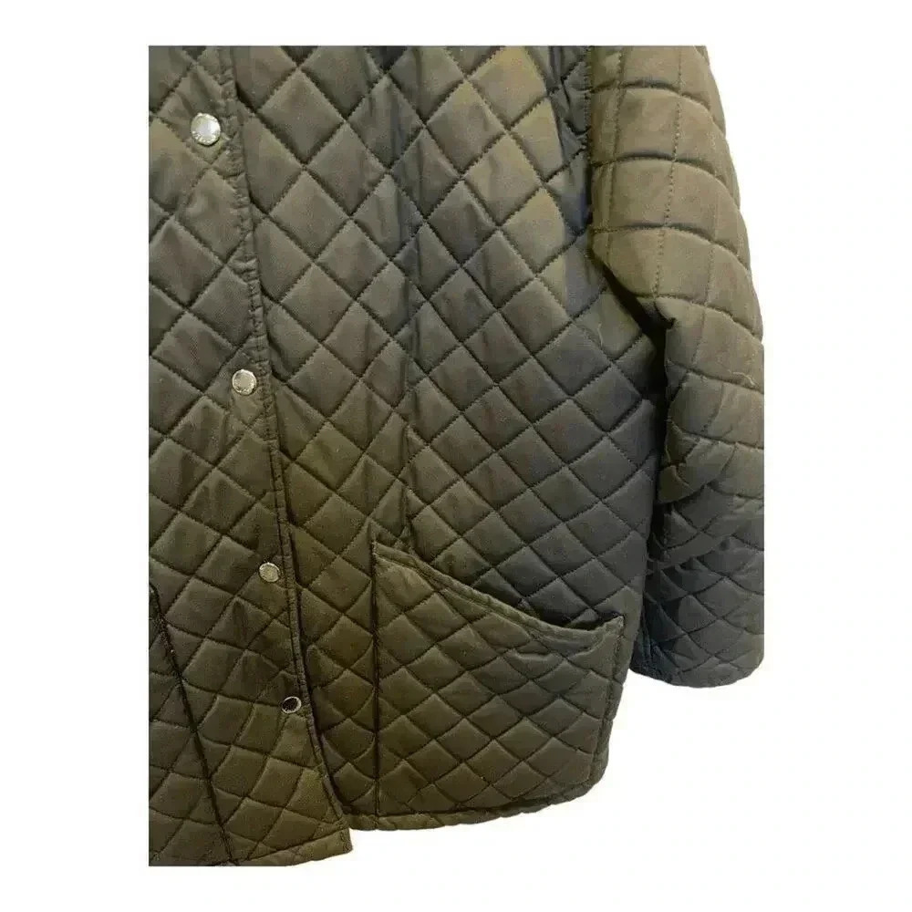 Liz Claiborne Outerwear Woman’s‎ Large Quilted Winter Coat - Picture 4 of 4